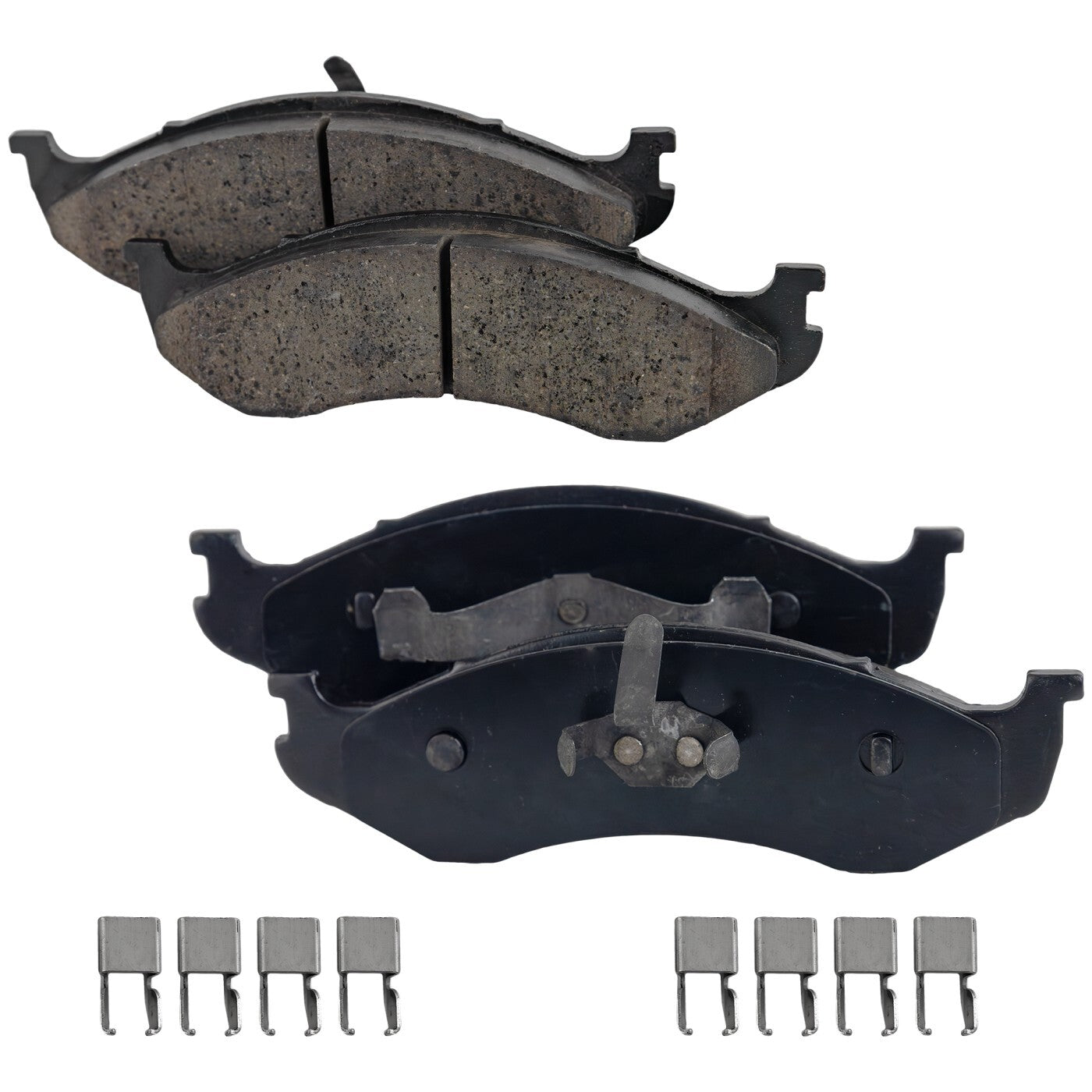 Set of 4 Brake Pads for Jeep Wrangler (2003–2004)
