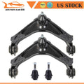Set of 4 Front Upper Control Arms with Lower Ball Joints for GMC Sierra 2500 3500 (1999–2004)