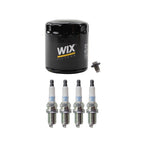 Wix Engine Oil Filter & NGK 4 Spark Plugs for Breeze Cirrus Neon (1995–2005)