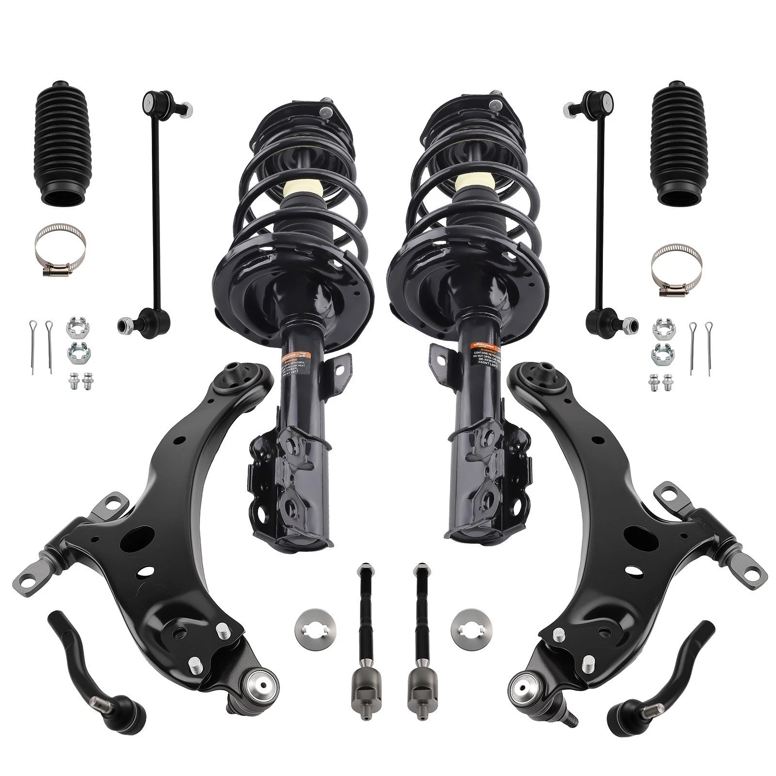 Set of 4 Suspension Kit Front Struts Control Arms for Toyota Camry (2004–2006)