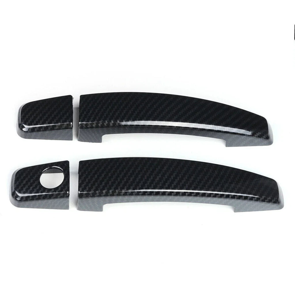 Carbon Fiber Style Door Handle Cover Trim for Chevrolet Camaro (2010–2015)