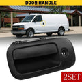 Set of 2 Driver Side Outside Front Door Handles for Chevy Express GMC Van (1996–2009)