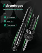 Set of 4 Shocks & Struts for Dodge Ram 1500 (2009–2015) 4WD