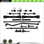 Front Control Arm Outer Upper Lower Ball Joints Tie Rod for Jeep Wrangler (1997–2006)