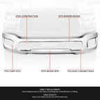 Chrome Steel Front Bumper Face Bar for Ram 2500 3500 (2019–2025)
