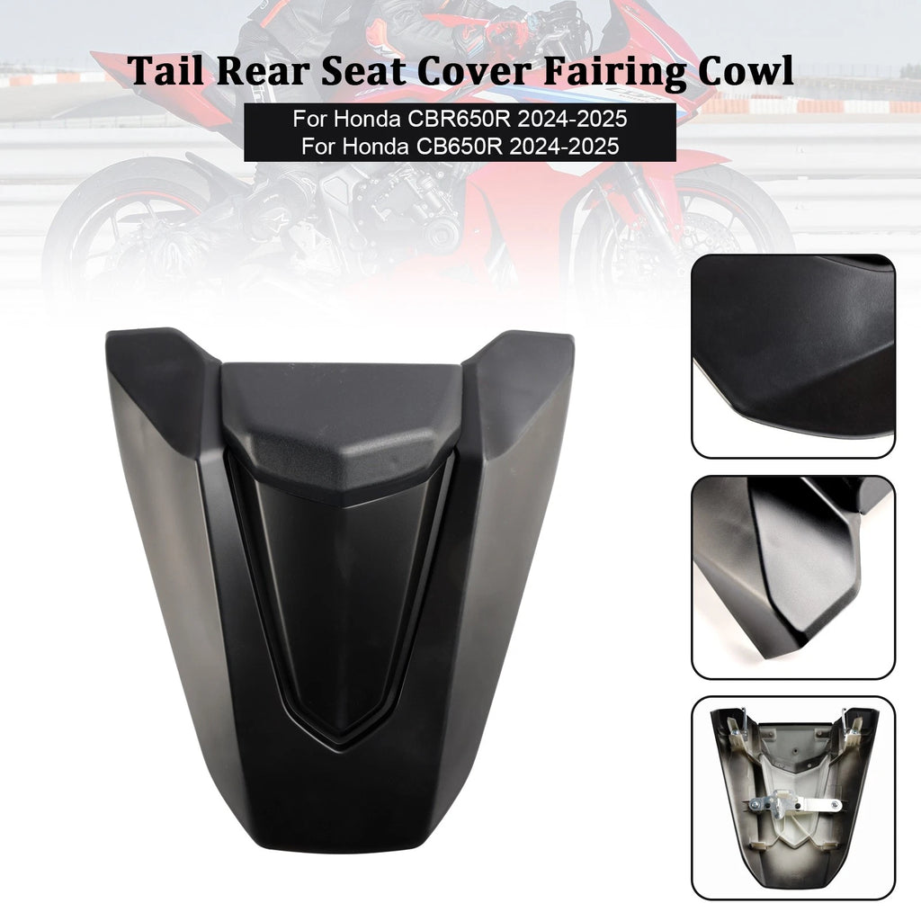 Rear Tail Seat Fairing Cover for Honda CBR650R CB650R (2024–2025) Matt Black