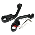 1.25" Highway Engine Guard Long Angled Foot Pegs for Harley Honda Kawasaki