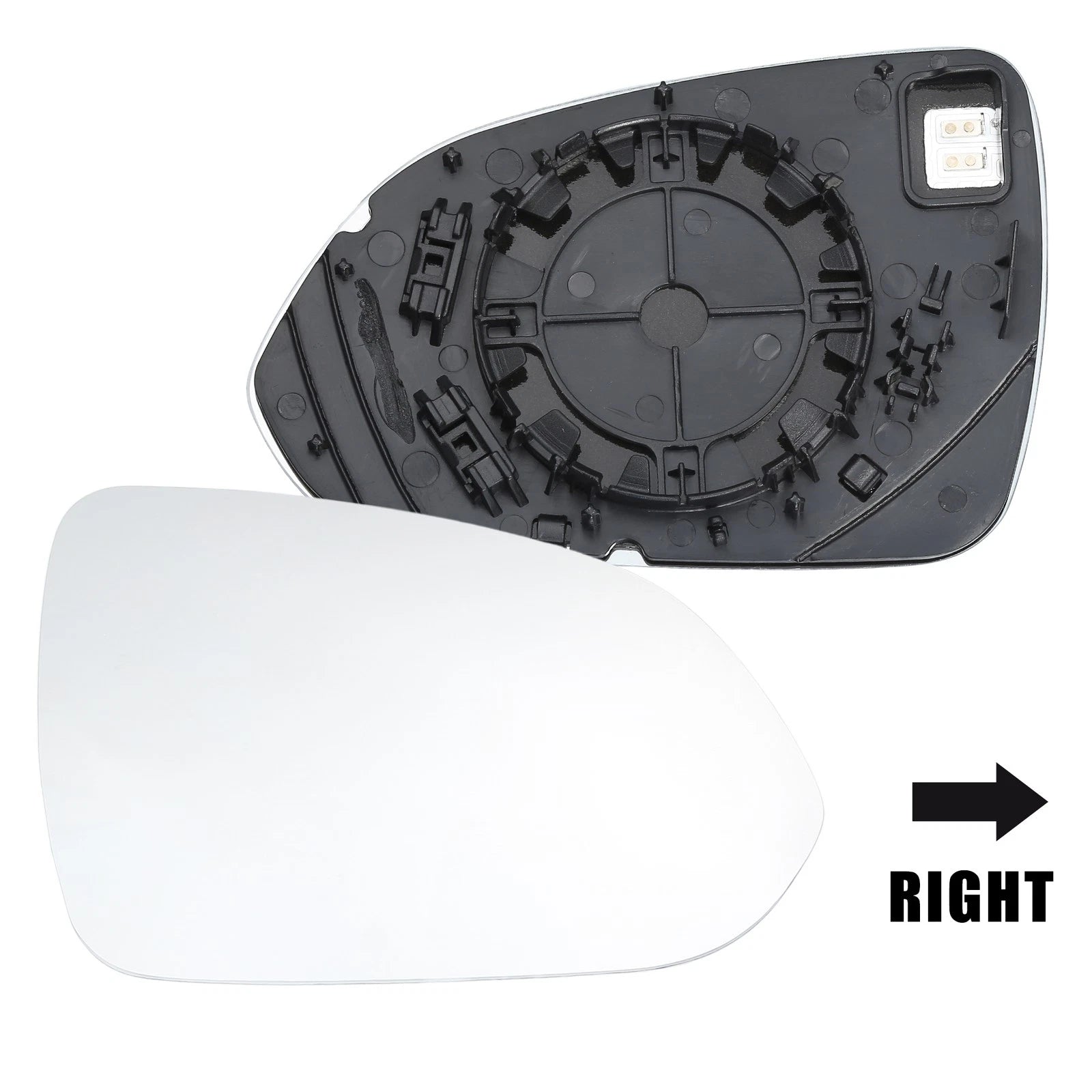 Right Heated Mirror Glass for Kia Rio (2018–2022) No. 87621H9020