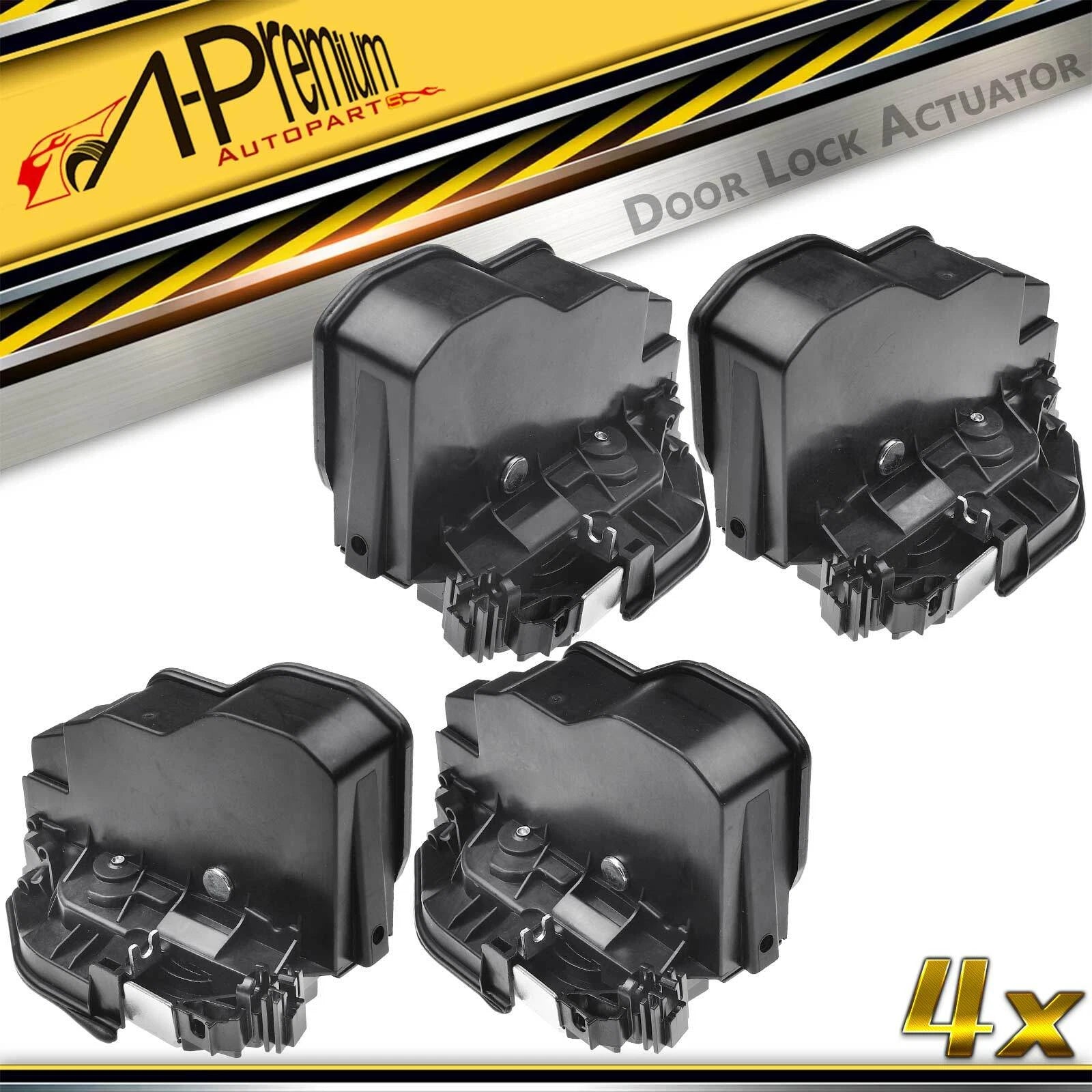 Set of 4 Door Lock Actuators for BMW 128i 2010–2013, 228i 2014–2016, 320i