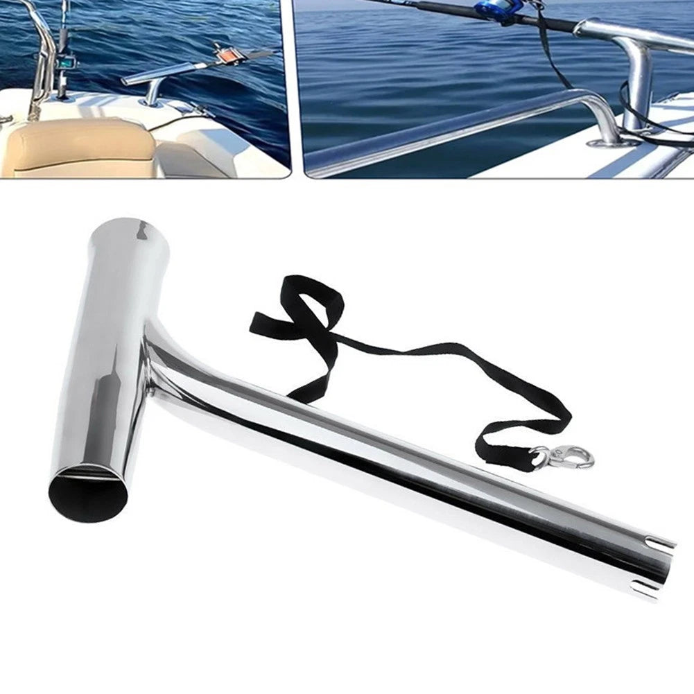 Fishing Gear Holder for Marine 316 Stainless Steel (Space Saving Design)