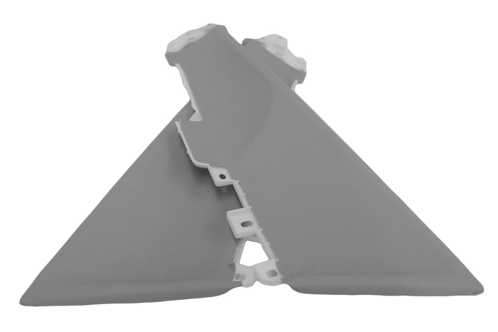 Door Panel Insert Cards for Acura TSX (2009–2014) - Gray Leather Synthetic