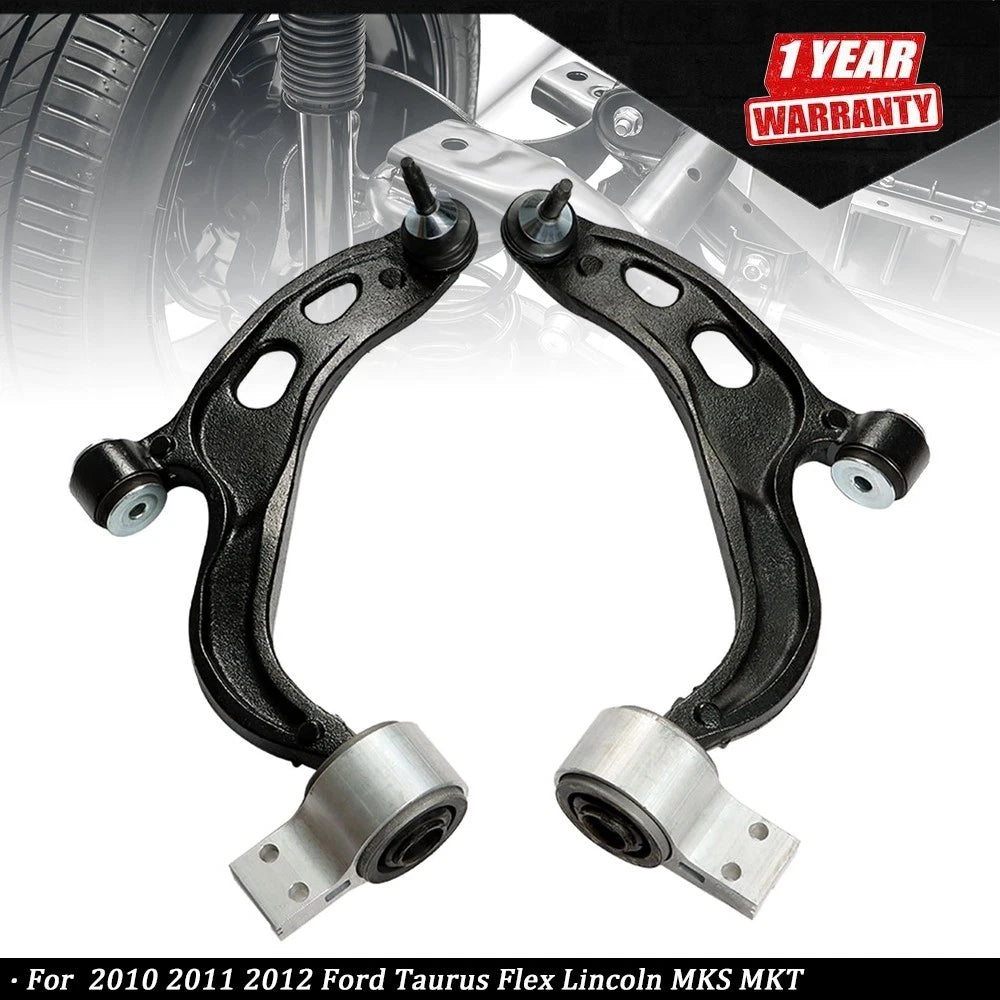 Set of 2 Front Lower Control Arms for Ford Taurus, Flex, Lincoln MKS, MKT (2010–2012)