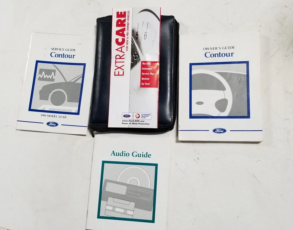 Owner Manual with Case for Ford Contour (1998) OEM