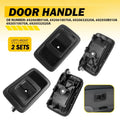 Set of 4 Black Inside Interior Door Handles for Toyota Tacoma (2001–2004)
