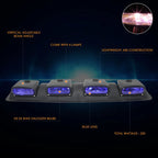 Set of 2 Off-Road Blue Lens Roof Top Mounted Fog Lights for Universal 4X4