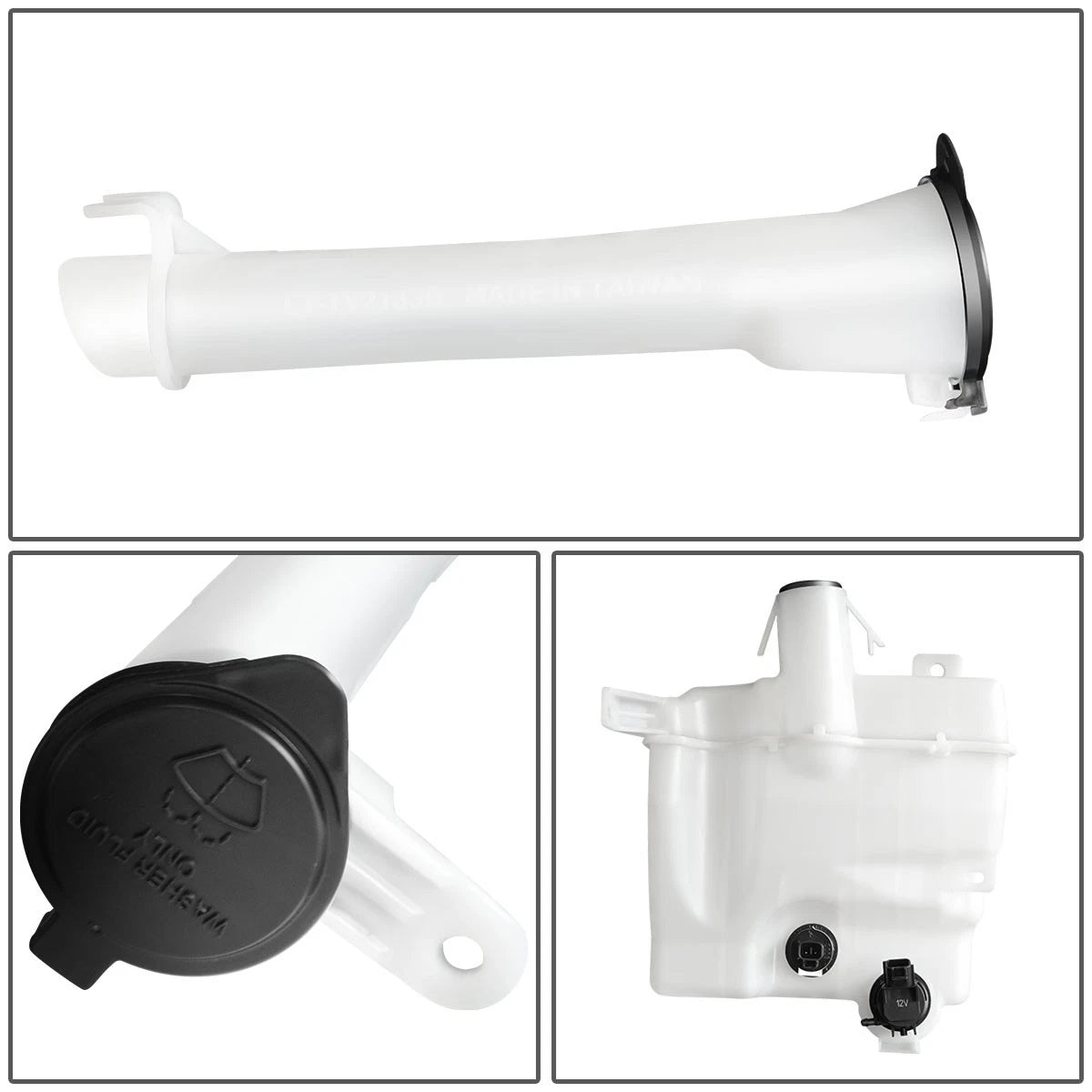 Windshield Washer Reservoir Tank Bottle w/ Level Sensor for Toyota Corolla (2014–2016)