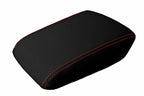 Armrest Cover for Acura TL (2004–2008) Leather Red Stitch