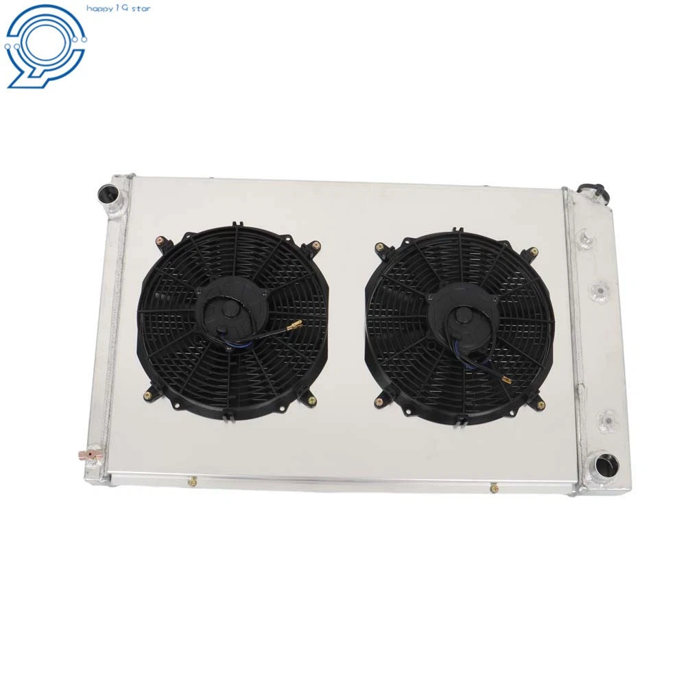 4 Row Radiator with Shroud Fan for Chevy C/K C10 C20 C30 K10 K20 (1973–1987)