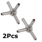 2X Aluminum Coolant Hose Outlet for Golf Variant 4Motion (2004–2014)