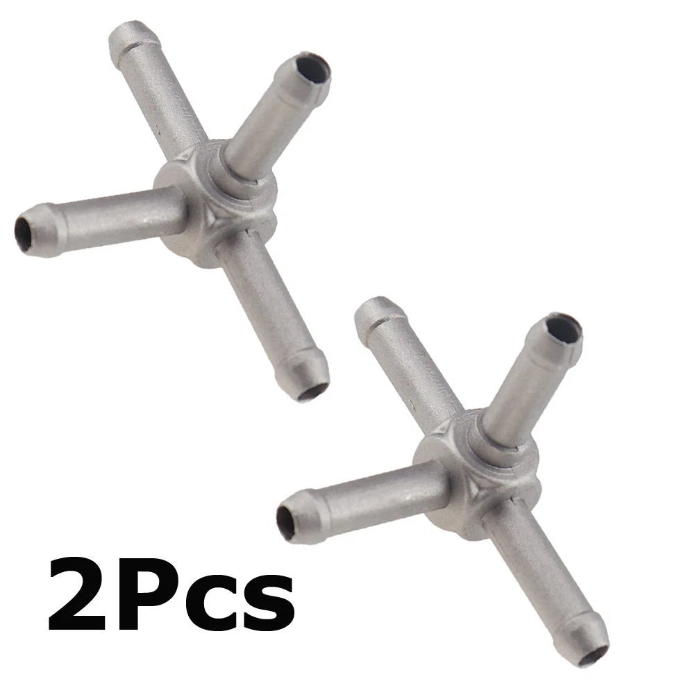 2X Aluminum Coolant Hose Outlet for Golf Variant 4Motion (2004–2014)