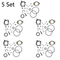 Set of 5 Carburetor Repair Kits for B&S 492495 493762 498260