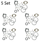 Set of 5 Carburetor Repair Kits for B&S 492495 493762 498260