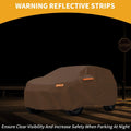 Waterproof All Weather Car Cover for Lexus UX - Orange Cotton with Zipper