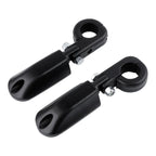 Matte Black 1.25" Highway Bar Footpegs for Harley Sportster XL 883 1200 (2004-2023)