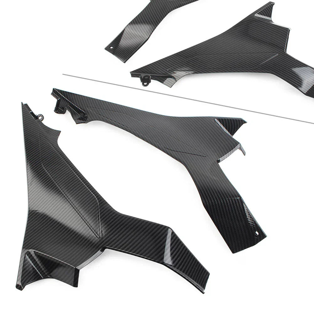 Carbon Fiber Gas Tank Side Cover Panel for Kawasaki Ninja 400 (2018-2020)