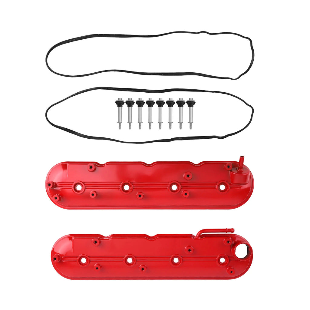 Set of 2 Valve Covers with Gasket for Chevy Suburban 1500 2500 (2009–2019)