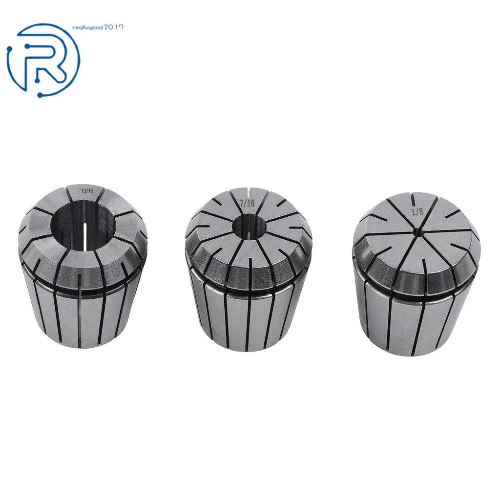 Set of 17 Spring Collet Chucks for NMTB Tool Holders (ER-40)