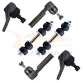 Set of 6 Suspension Outer Tie Rod End Ball Joints for Oldsmobile LSS (1996–1999)