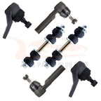 Set of 6 Suspension Outer Tie Rod End Ball Joints for Oldsmobile LSS (1996–1999)