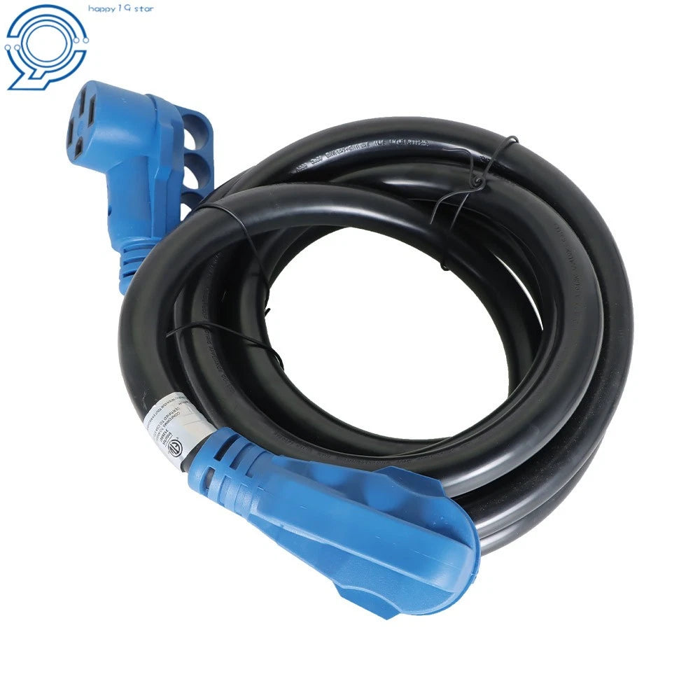15 Foot 50Amp Weatherproof Power Cord for RV Motorhome Camper