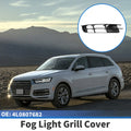 1pc Fog Light Grill for Audi Q7 (2007–2009) No. 4L0807682, ABS Black