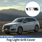 1pc Fog Light Grill for Audi Q7 (2007–2009) No. 4L0807682, ABS Black