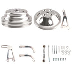 Engine Pulley Combo Kit for Chevy 283-305-327-350 (1963–1987)