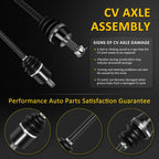 CV Axle Set for Polaris Ranger 500/XP 800/Crew 800 (2010–2012)