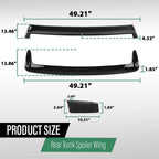 Gloss Black Rear Trunk Spoiler Wing for BMW 3 Series E36 M3 (1992–1998)