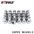24x Chrome Lug Nuts for Chevy Silverado Tahoe Suburban Colorado (2007–2023)