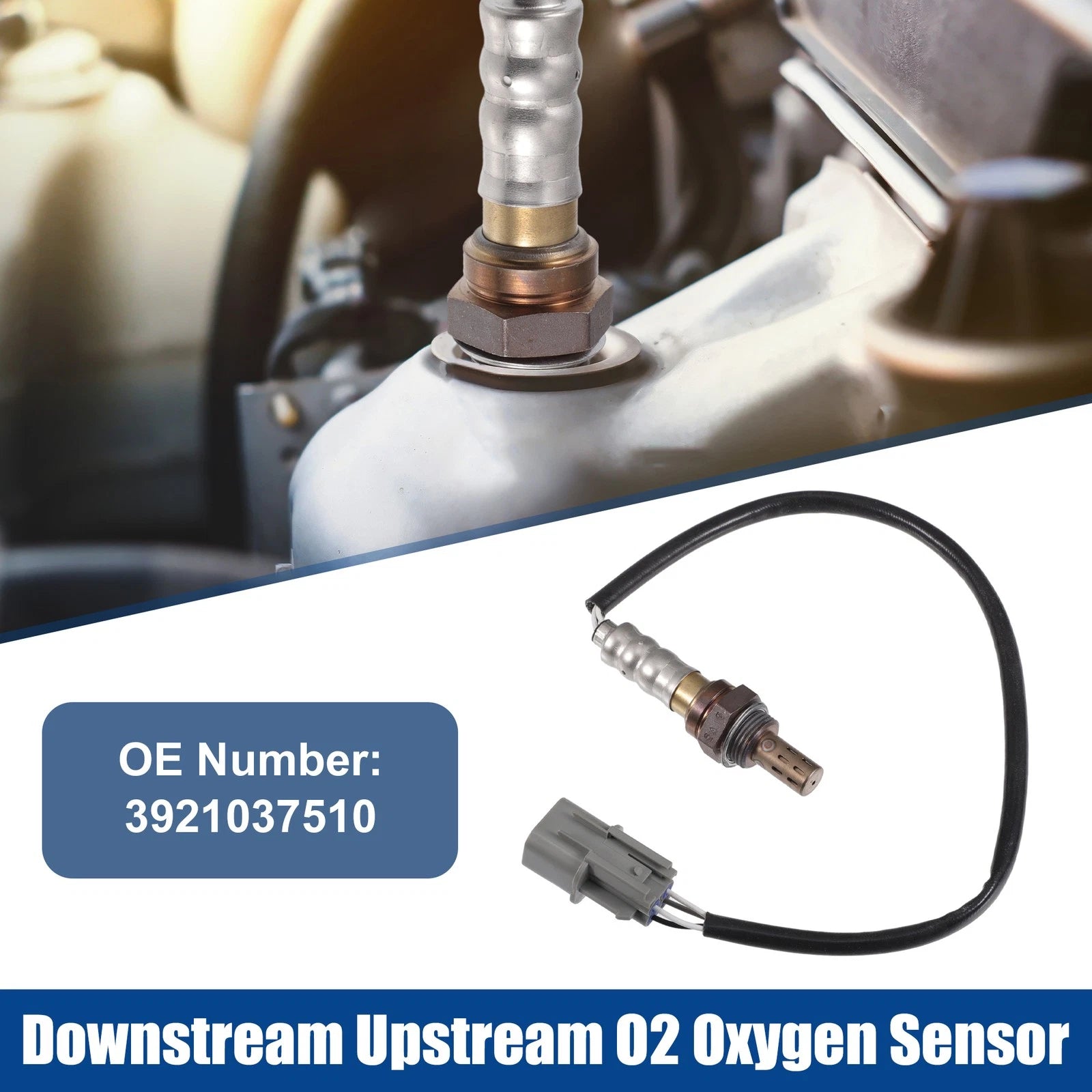 O2 Oxygen Sensor for Hyundai Tiburon 2.7L (2003–2008) No. 39210-37510
