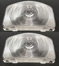 Clear Parking Light Lens Pair for Ford F-100 F-250 F-350 (1955–1956)