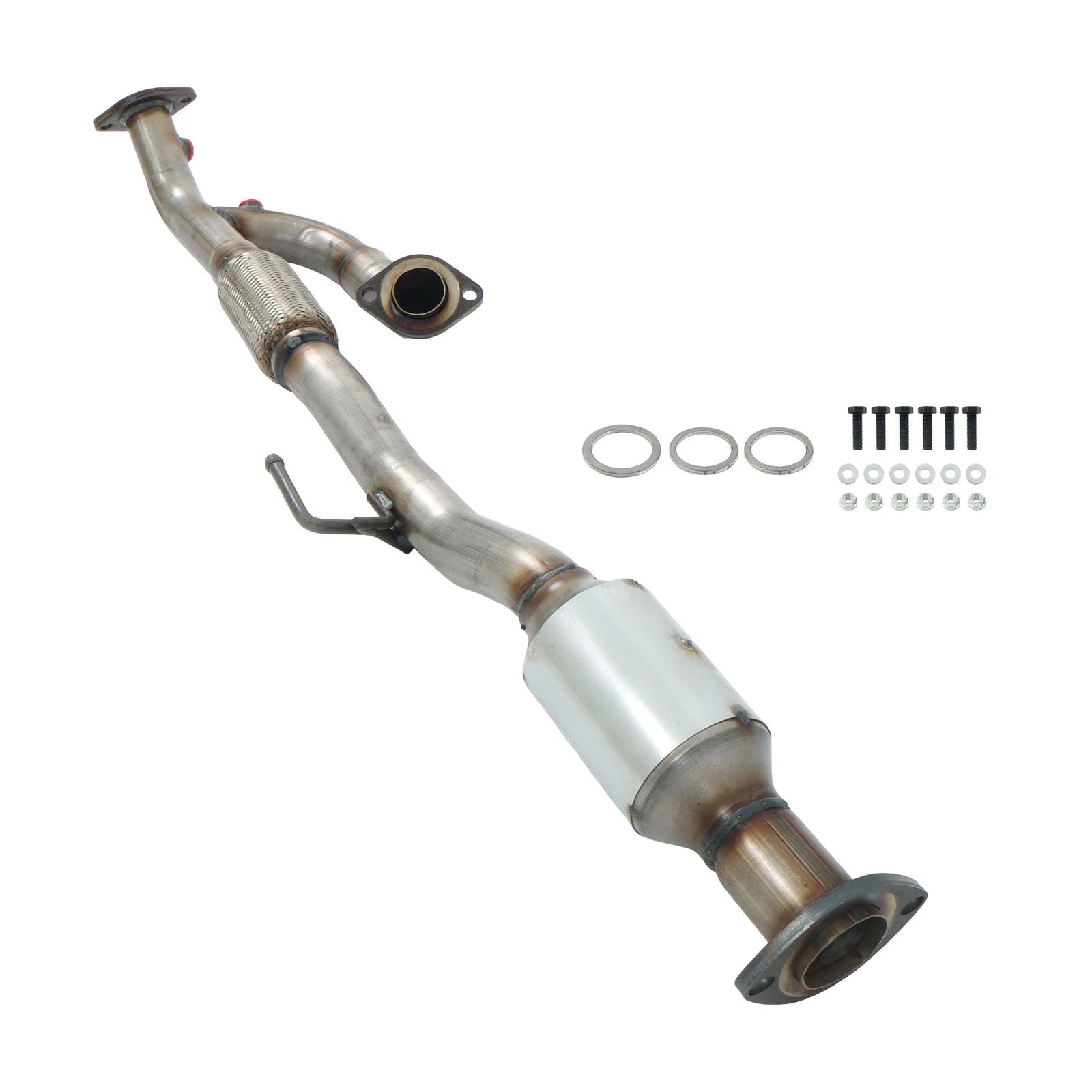 Rear Catalytic Converter Flex Y-Pipe for Toyota Camry (2004-2006)