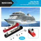 2-Way Bus Bar 12V 150A for Auto Marine Boat