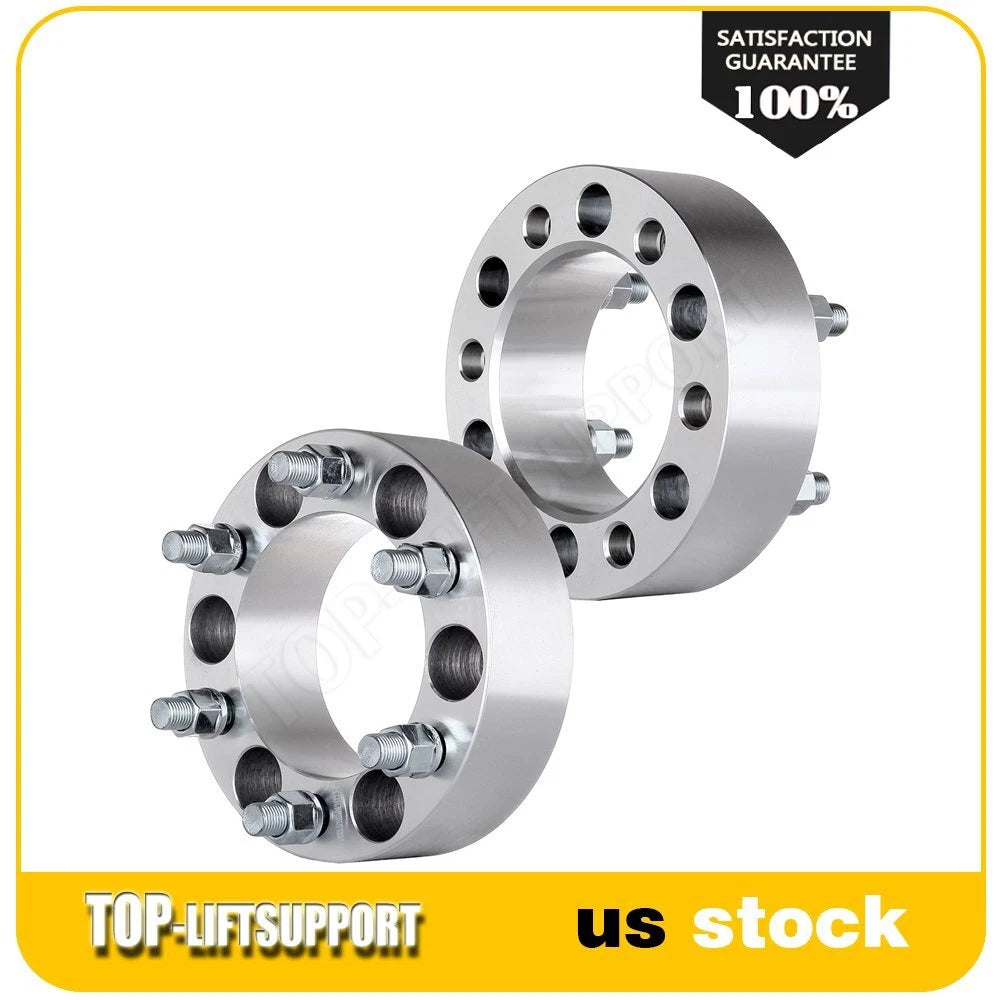 2X 2 Inch Wheel Spacers for Chevy Silverado Sierra 1500 (1999–2025)