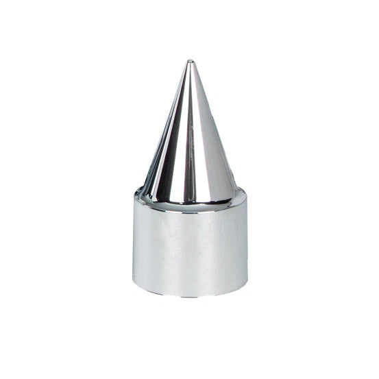 Chrome Spike Lug Nut Covers 33mm Thread-On for Universal Fit (60-Pack)