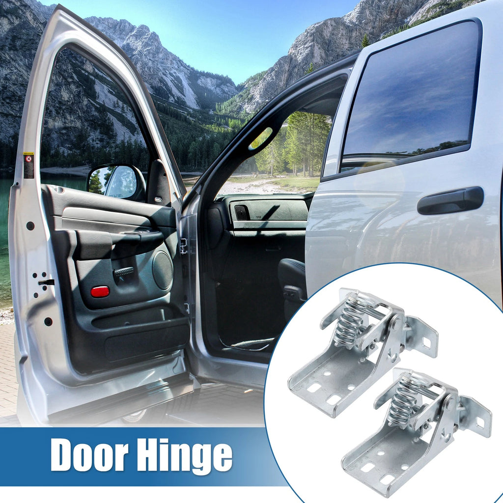 Set of 2 Front Upper Door Hinges for Dodge Ram (55075957AC)