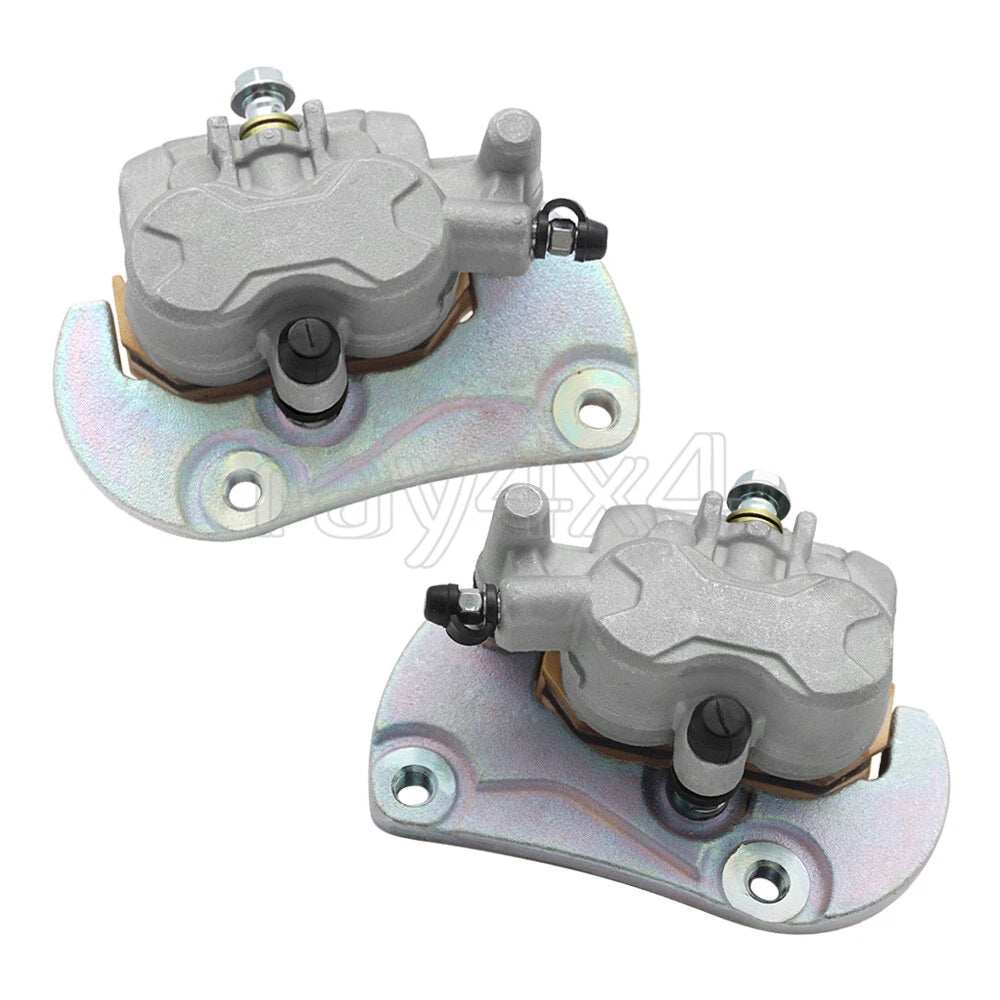 Set of 2 Front Brake Calipers with Pads for Can-Am Commander 800R 1000 1000R