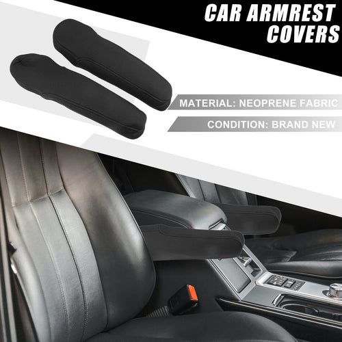 1 Pair Armrest Covers for Honda Odyssey (2000–2011) Black