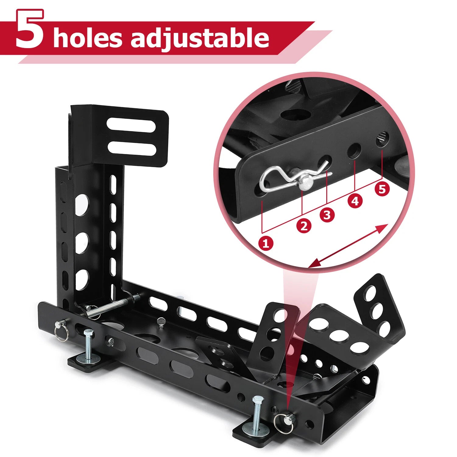 Wheel Stop Chock Stand for Motorcycle (3000lbs Capacity)
